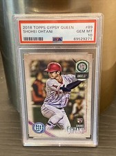 2018 Topps Gypsey Queen Shohei Ohtani RC #89 PSA 10