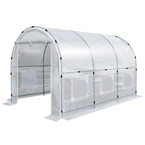Half Transparent Larger Walk-In Plant Hot Greenhouse Garden Outdoor ABS Clamps - Picture 10 of 50