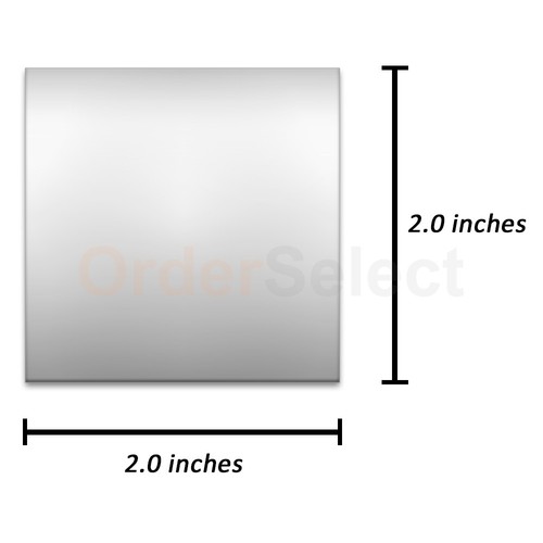 Selfie Specchio Piccolo Quadrato 2" Antigraffio per LG G2 G3 G4 G5 G6 V10 V20 V30 - Foto 8 di 12