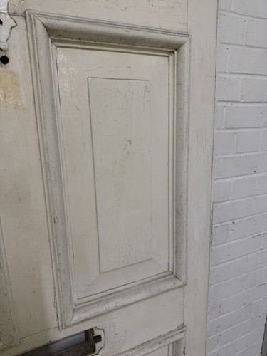 Reclaimed Victorian Edwardian Wooden Panel Front Door 1957 Or 1970 x 910mm - Picture 12 of 24