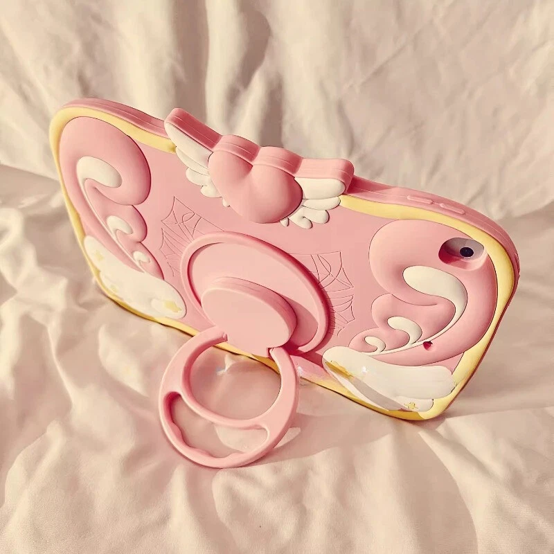 Cardcaptor Sakura Love Wings Rotate 360 Degrees Protective Sleeve for Iphone New - Image 4 of 4