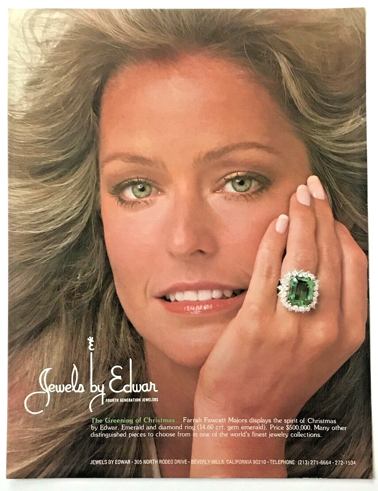 FARRAH FAWCETT ORIGINAL MAGAZINE TEAR SHEET CIRCA LATE 1970'S! eBay