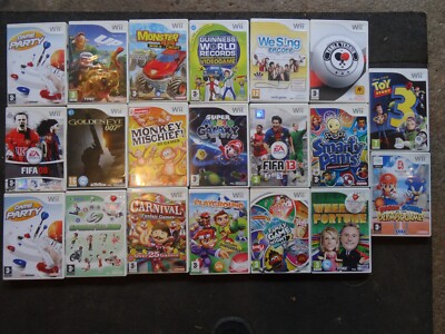 Nintendo Wii Games collection 20 games