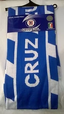 DEPORTIVO CRUZ AZUL MEXICO FMF OFFICIAL SOCCER SCARF RALLY TOWEL futbol worldcup