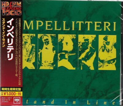 IMPELLITTERI STAND IN LINE NEW JAPAN CD GRAHAM BONNET RAINBOW OUT OF PRINT!