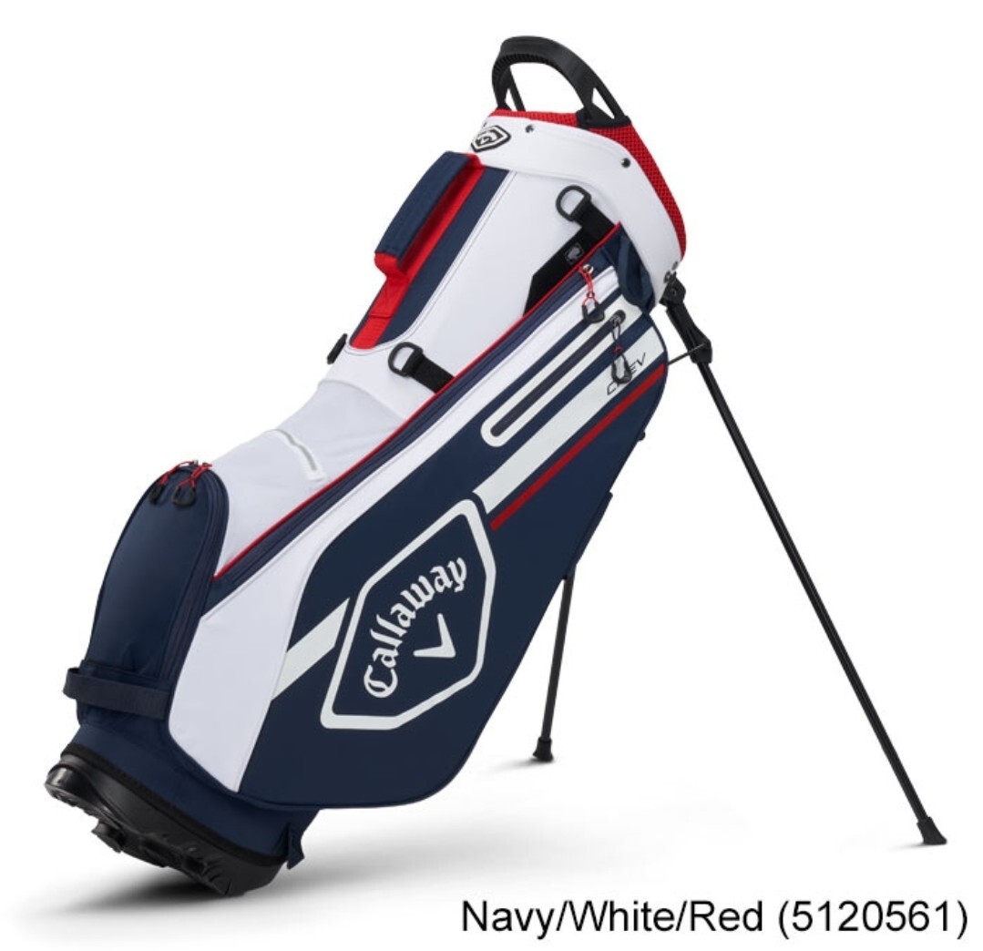 Brand New Callaway Chev 14 Cart Bag Navy/White/Red Golf Michelob Ultra