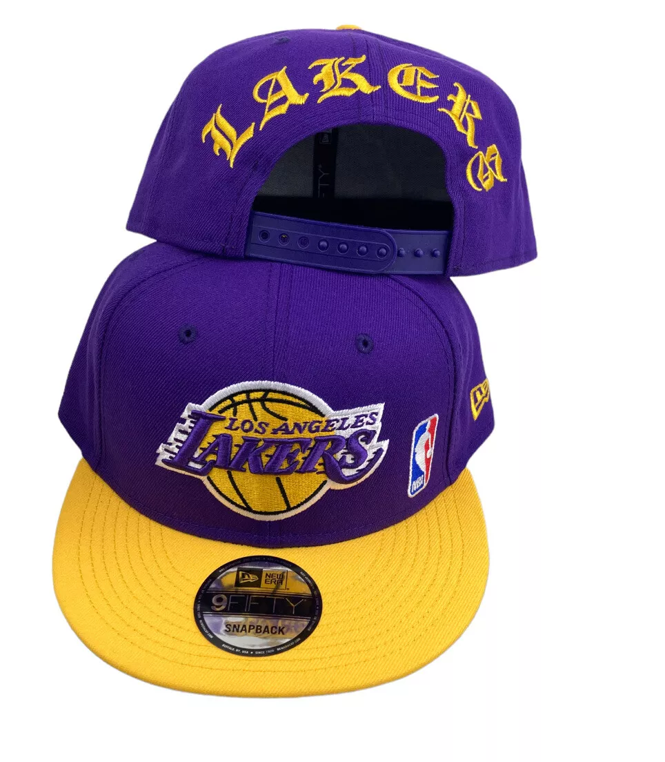 Los Angeles Lakers NBA blackletter arch Snapback New Era 9Fifty