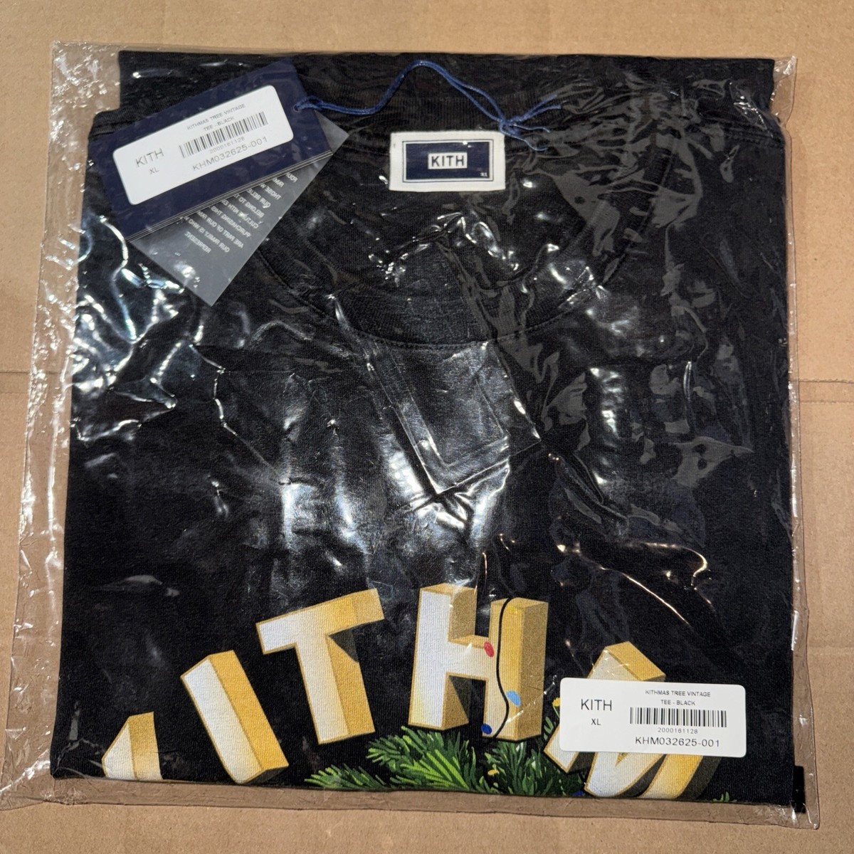 KITH Kithmas 2024 Tree Vintage Tee -size XL - Brand New SEALED | eBay