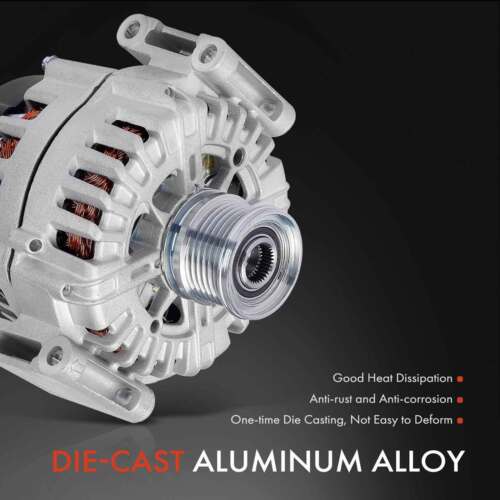 New Alternator for Mercedes-Benz Sprinter 2500 Freightliner 250A 12V CW 6-Groove - Picture 4 of 9
