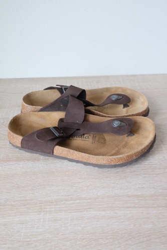 Betula by Birkenstock Gizeh Sandals 40 Womens 10 Brown Arizona Thong Flip Flop - Picture 4 of 6