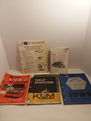 Napa Echlin 1984 1982. Ken ts78. Gm  Niehoff Ign-100 Tune Up Specifications 