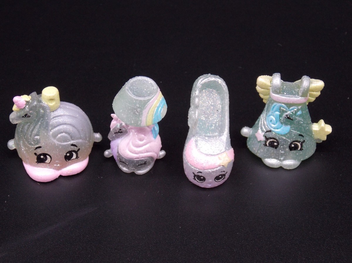 LOT 4PCS ULTRA RARE Shopkins Limited Edition Season Shimmery