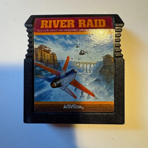 River Raid Atari 800 Cleaned Game Cart Only