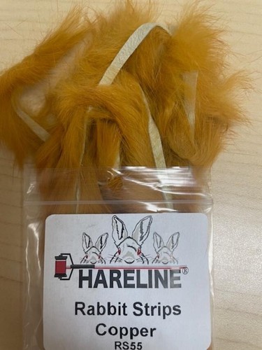 HARELINE NATURAL AND DYED RABBIT STRIPS. ZONKER. YOU PICK COLOR. FLY TYING. - Picture 49 of 54