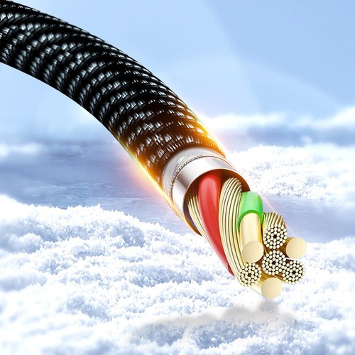 120w Super Fast USB Type-C Charging Cable Braid Phone Charger Lead with Display - Picture 11 of 21