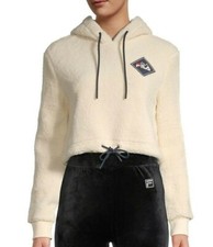 Brand New Cropped Faux Fur Hoodie From Fila Size M
