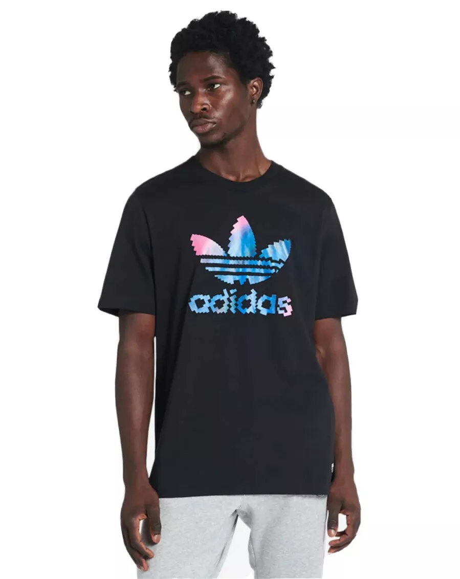 Pink and blue adidas shirt cheap