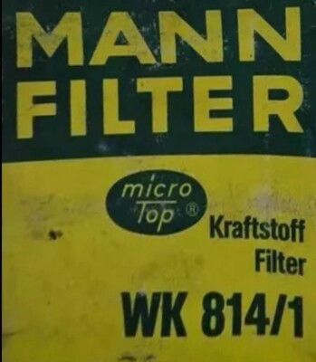 MANN-Filter WK 814/1 fuel filter