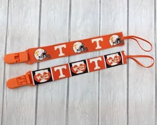 Vols Pacifier Clip, Tennessee College Pacifier Clip, Baby Shower Gift, Nuk