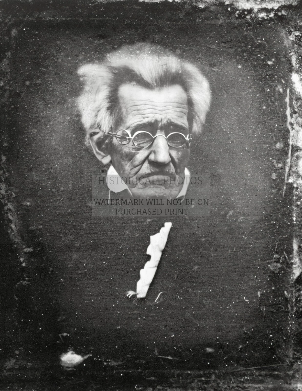 PRESIDENT ANDREW JACKSON OF THE USA DAG WEARING GLASSES 8.5X11 PHOTO