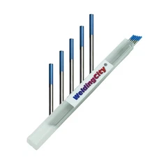 WeldingCity® 5-pk TIG Welding Tungsten Electrode 2% Lanthanated Blue 3/32"x7" US