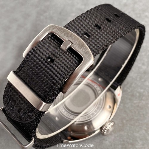 Turtle Automatic Men Watch NH35 Beige Metallic Markers Sapphire Waterproof 40mm - Picture 6 of 6