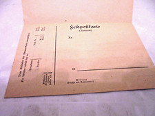 Feldpost mit Antwortkarte 1. Weltkrieg