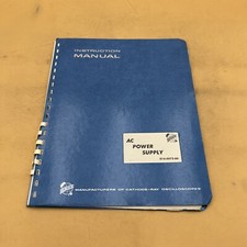 Tektronix AC Power Supply 016-0072-00 Instruction Manual User Guidebook