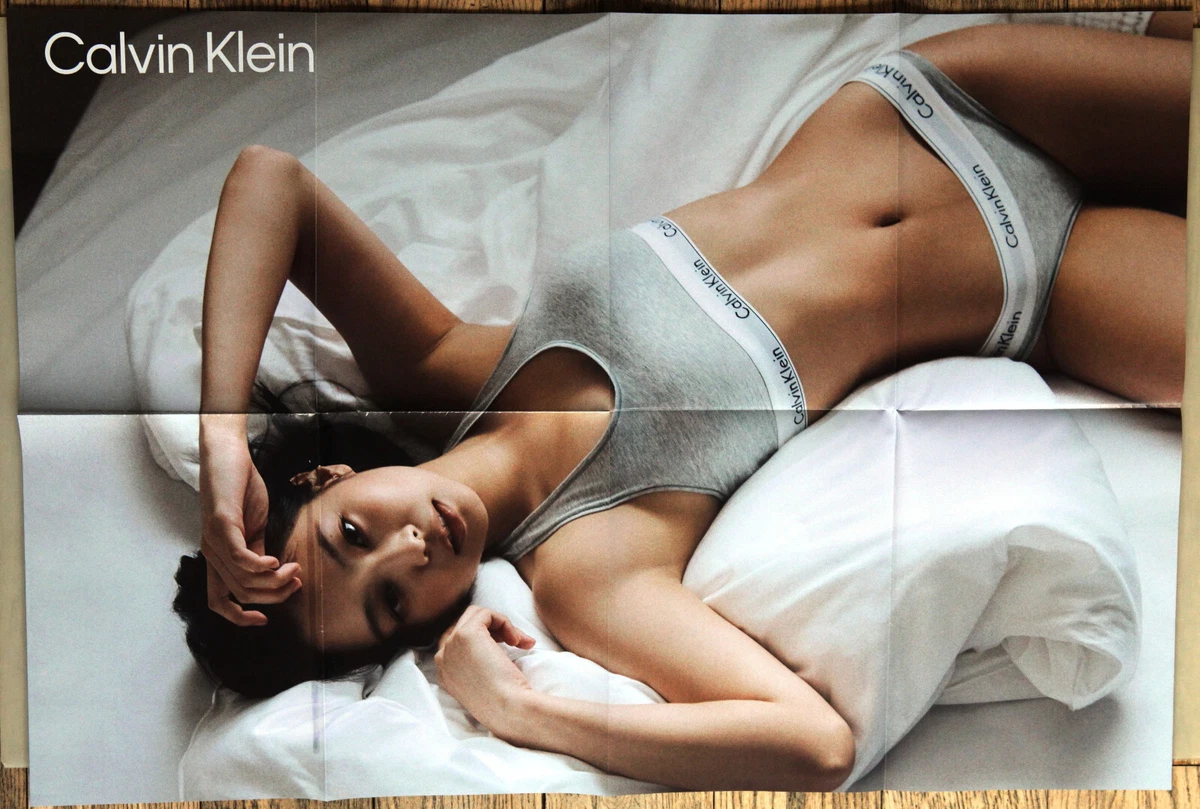 Original CALVIN KLEIN UNDERWEAR F/2021 Poster JENNIE KIM Dominic Fike A1  @MINT