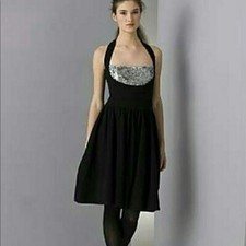 Marc by Marc Jacobs Honey Halter Sequin Sweater Dress XS