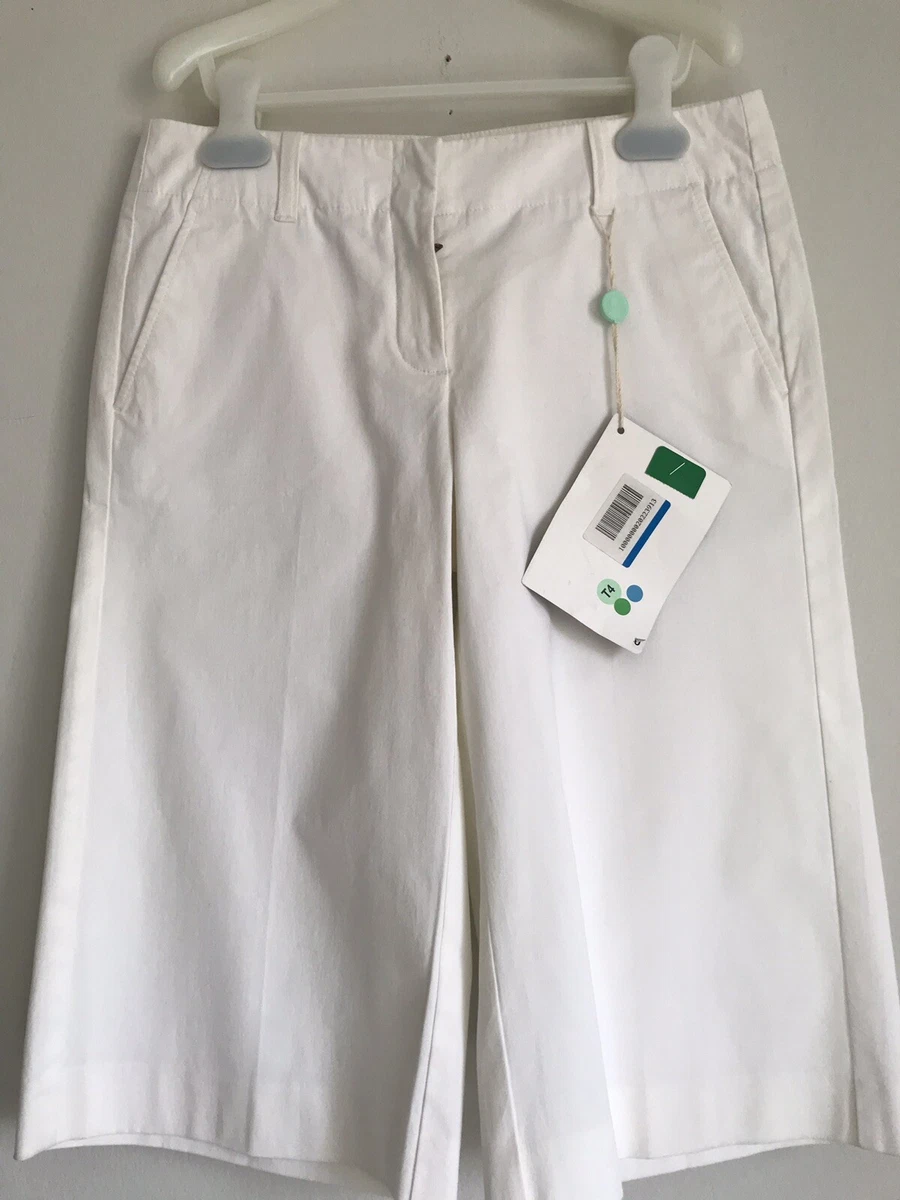 White cotton store spandex shorts
