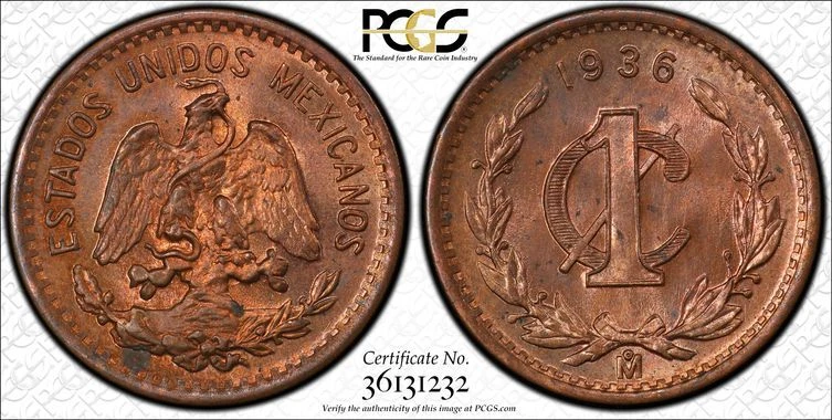 1 Centavo 1936 Year Mexican Coins (1905-Now) for sale | eBay