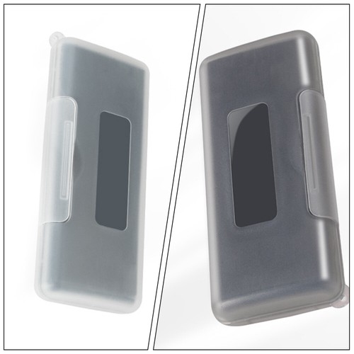 2 Pcs Festplattenschutzbox Reisen Festplattenfälle SSD Aufbewahrungskoffer - Afbeelding 3 van 12