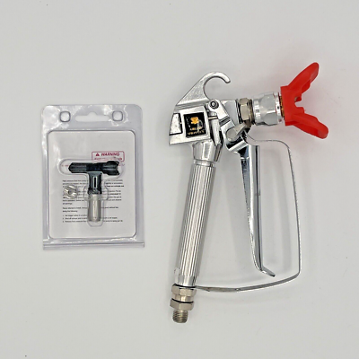 #ad 3600PSI Airless Paint Spray Gun With Tip NIB $15.22