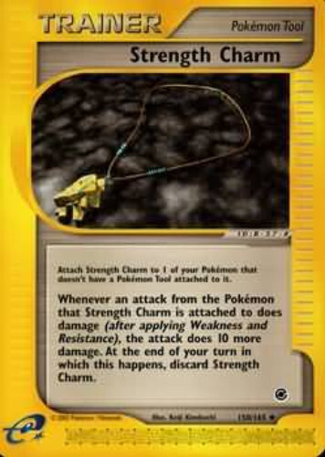 Pokemon Card - Expedition 150/165 - STRENGTH CHARM (uncommon) - NM