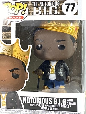 Funko Pop Rocks Notorious BIG #77 Vinyl Figure with Crown 889698315500 | eBay