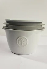 PAMPERED CHEF Microwave Breakfast Sandwich Maker McMufin Egg Cooker 2634 Ceramic