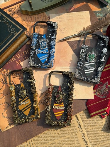 Handmade Gryffindor Cream Glue Phone Case for iPhone Samsung Custom Harry Potter - Picture 3 of 3