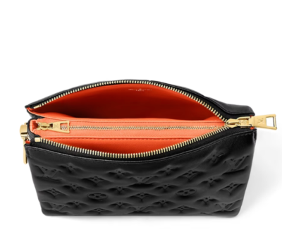 Louis Vuitton Coussin BB Bag Black Leather Embossed Monogram Louis Vuitton Coussin BB Bag Black Leather Embossed Monogram