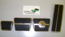 Camaro 67-68 Pedal Pad Kit with Trim Manual Disc Brake 8pc *In Stock* pads