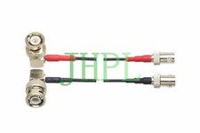 Extension Cable Dual BNC Plug RA to Jack For Ultrasonic NDT TOFD GE TR transduce