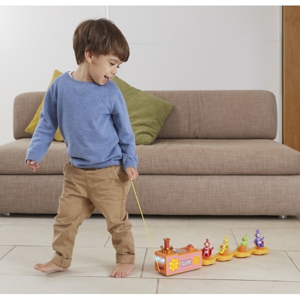 teletubbies pull along custard train