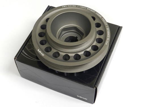 VMS Light Weight Aluminum Crank Crankshaft Pulley 93-01 Honda Prelude H22 VTEC - Picture 7 of 7