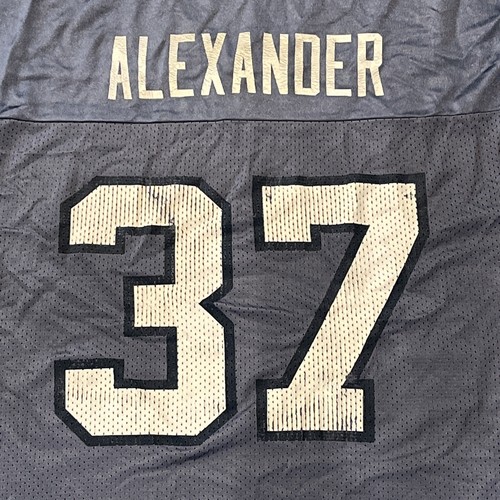Seattle Seahawks Shaun Alexander Jersey Mens Size Medium Reebok Blue - Picture 3 of 8