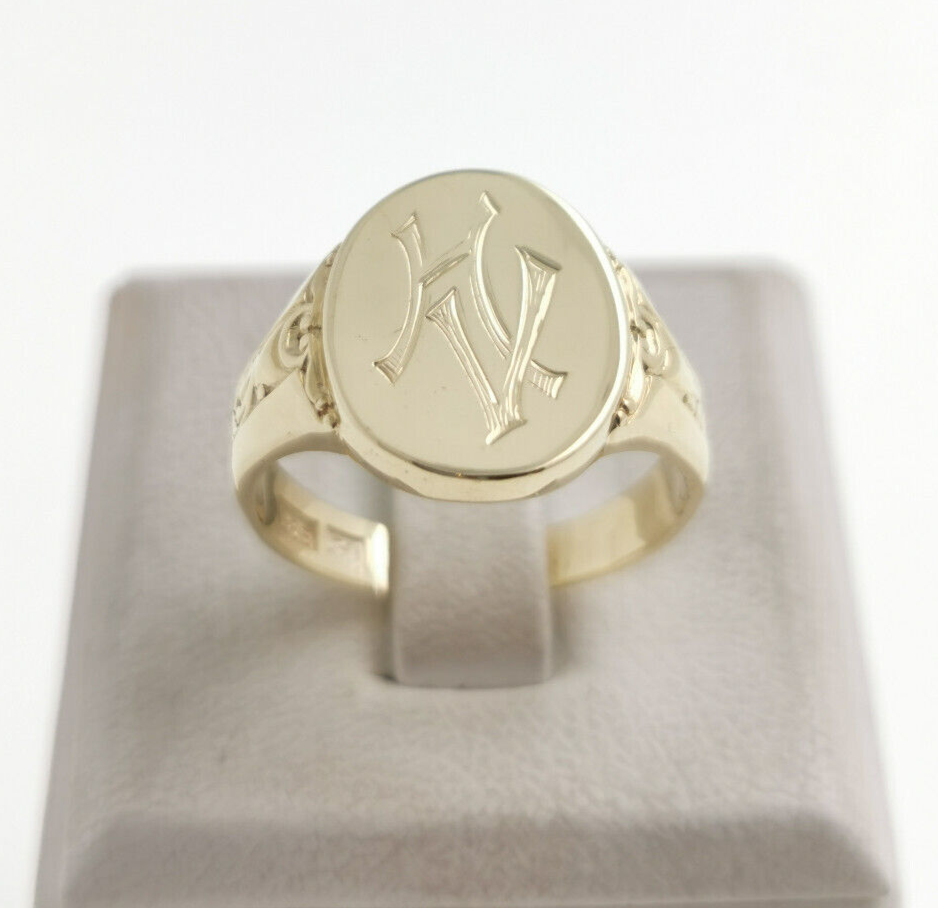 Signet Ring Bague Lv Homme Bague Chevalier Monogram Signet Pour