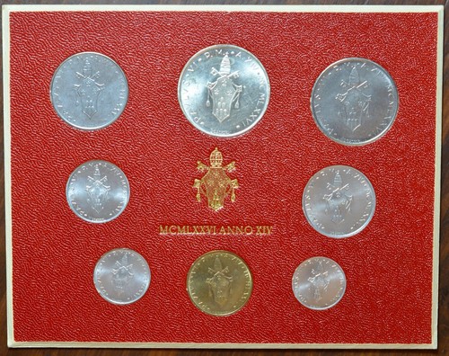 VATICANO - PAOLO VI - serie divisionali lire dal 1963 al 1978 FDC con argento - Picture 32 of 37