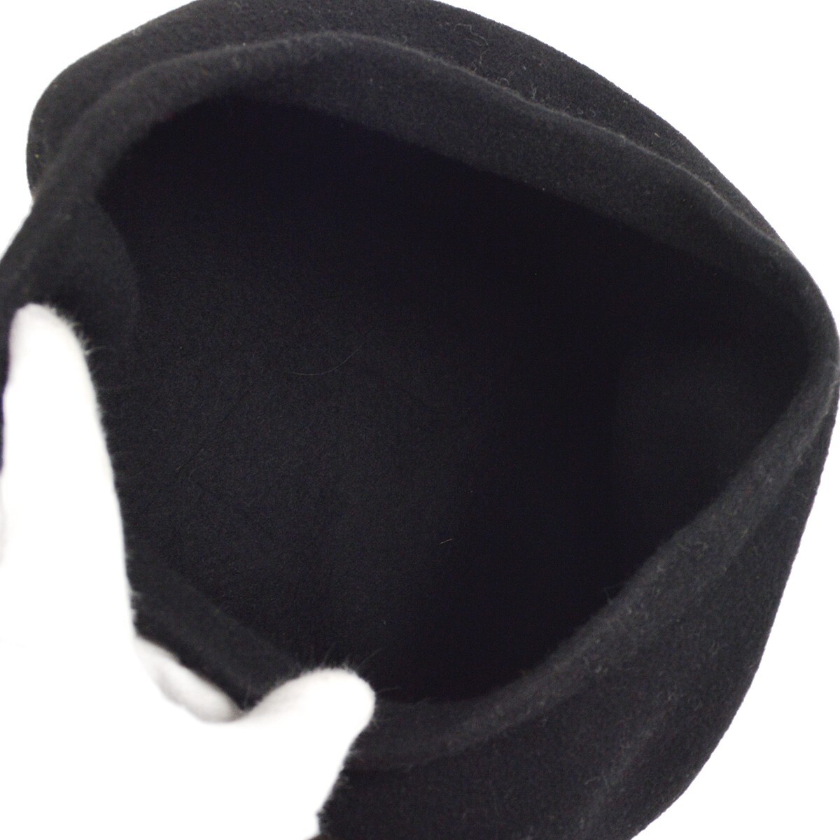 Chanel Beret Hat Black 47521 | eBay