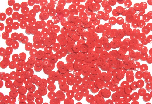 Crimson Red - Craft Medley 6mm Gloss Cup Sequins - Bild 6 von 12