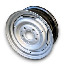 Stahlrad Style Felgen Silber für Mercedes W126 6x14 ET 30