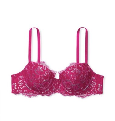 Soutien-gorge Victoria's Secret Dream Angels Lined Demi - 34DD, Bleu Clair, Armatures, Neuf Avec étiquettes